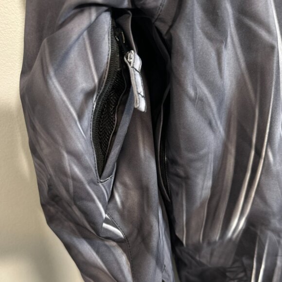 NWT Quiksilver Men's Mission Printed Stellar Black Jacket Dry Flight Highline M - Picture 6 of 8